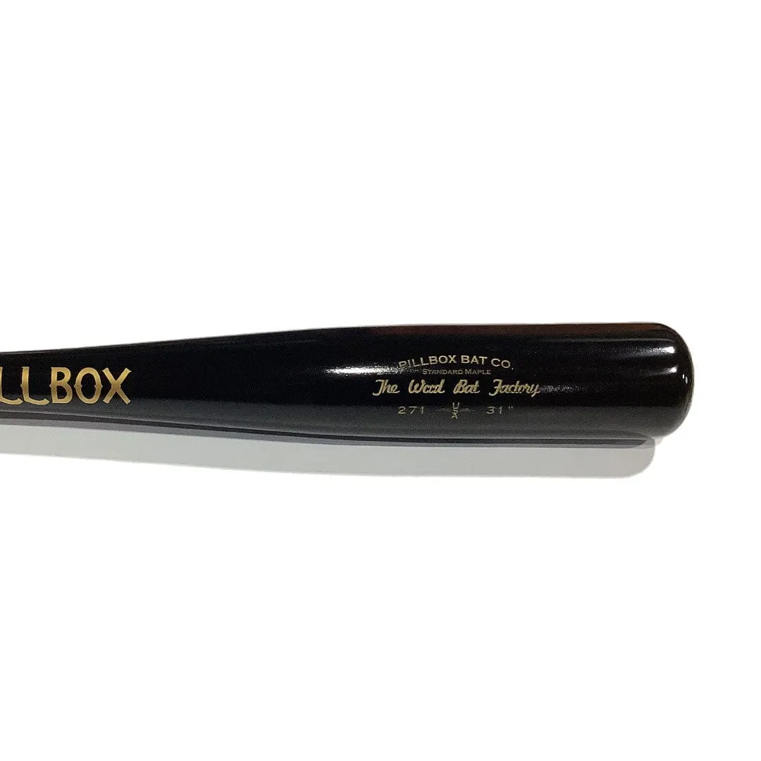 Pillbox PB271 TWBF Wood Player Bat | Maple | 31" (-3)