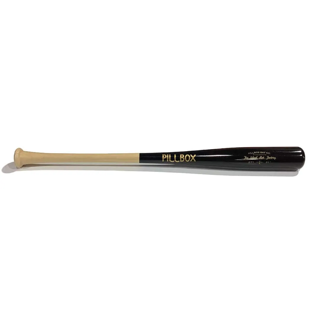 Pillbox PB271 TWBF Wood Player Bat | Maple | 31" (-3)