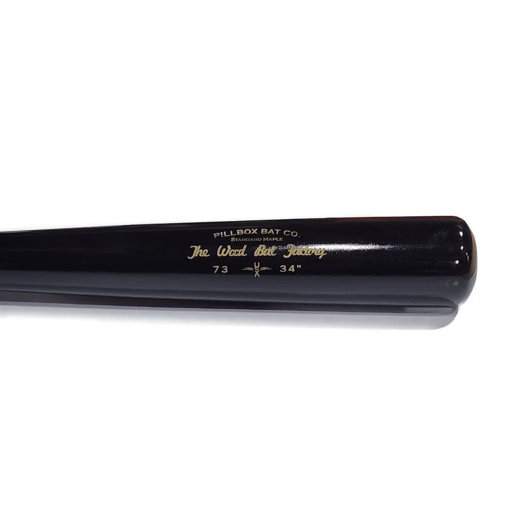 Pillbox PB73 TWBF Wood Player Bat | Maple | 34" (-3)