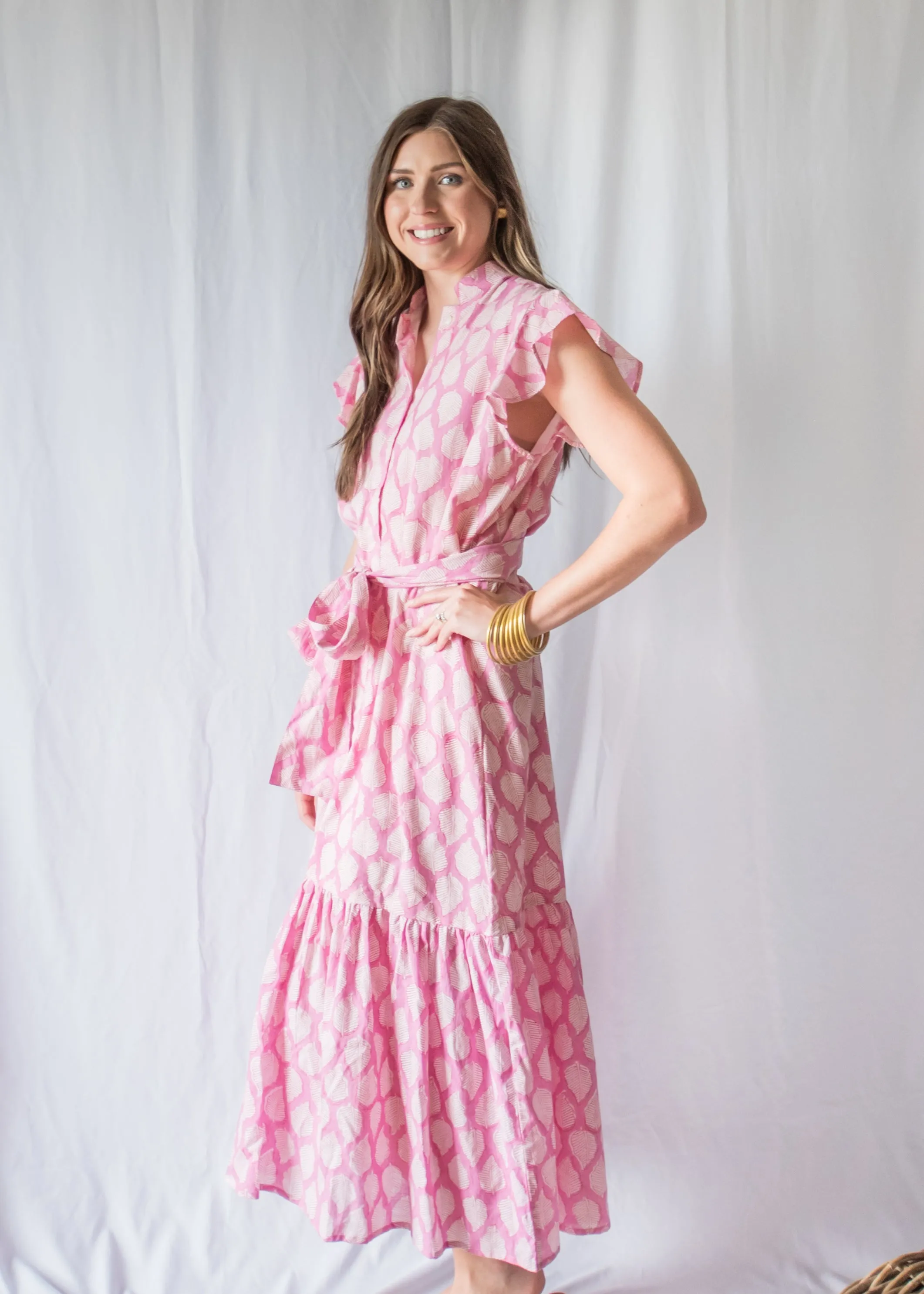 Pink Palm Maxi