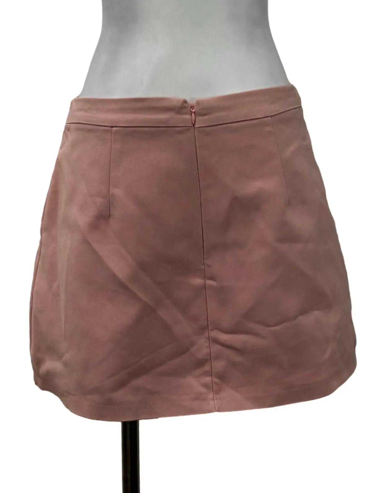 Pink Pleated Mini Skort