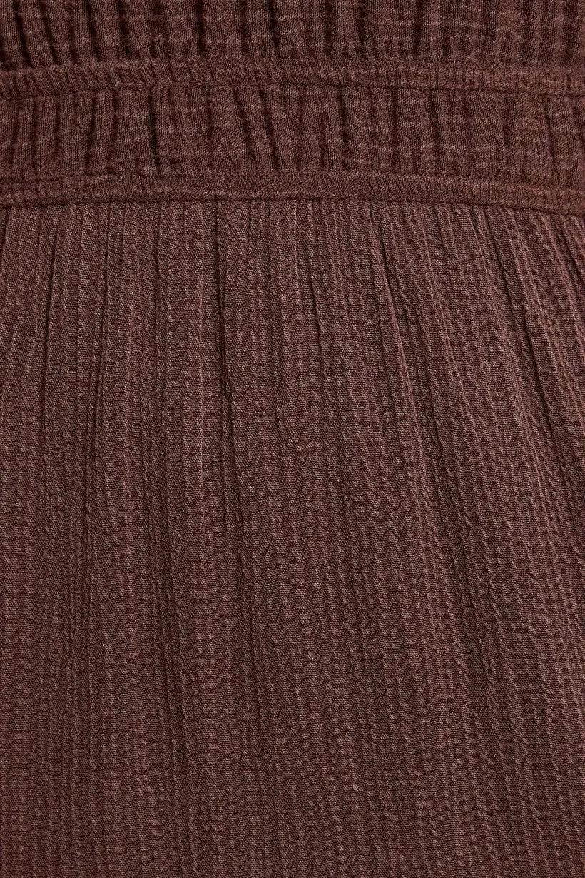 PLACKET DETAIL LONG SLEVEE MAXI DRESS