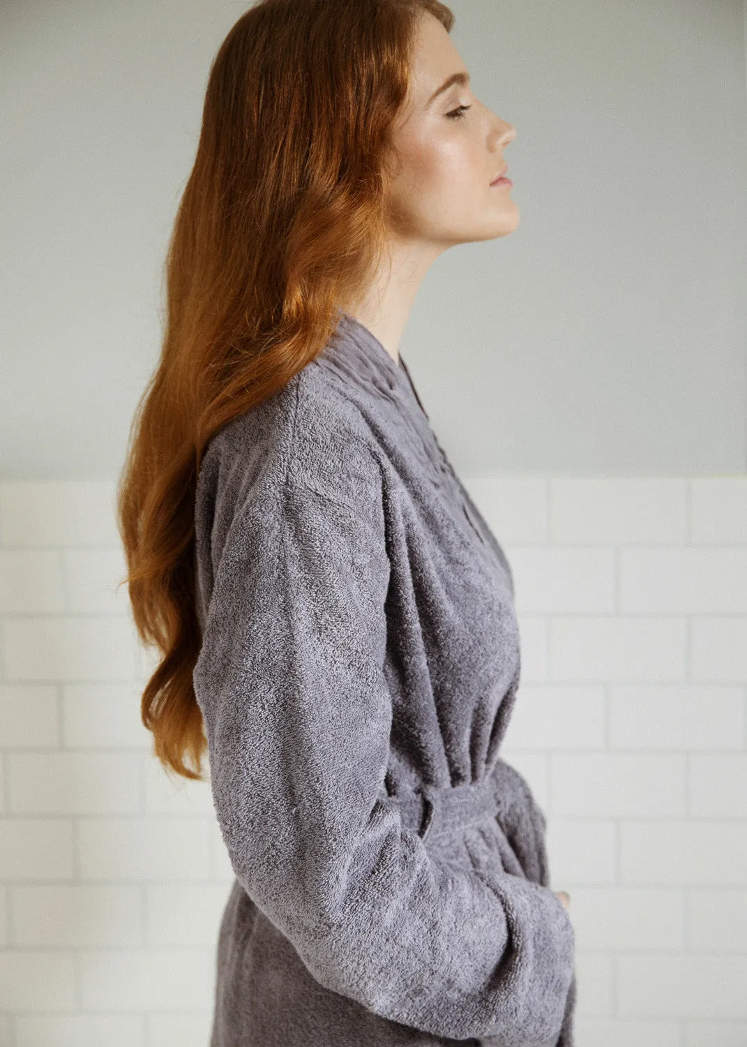 Pleated Bathrobe