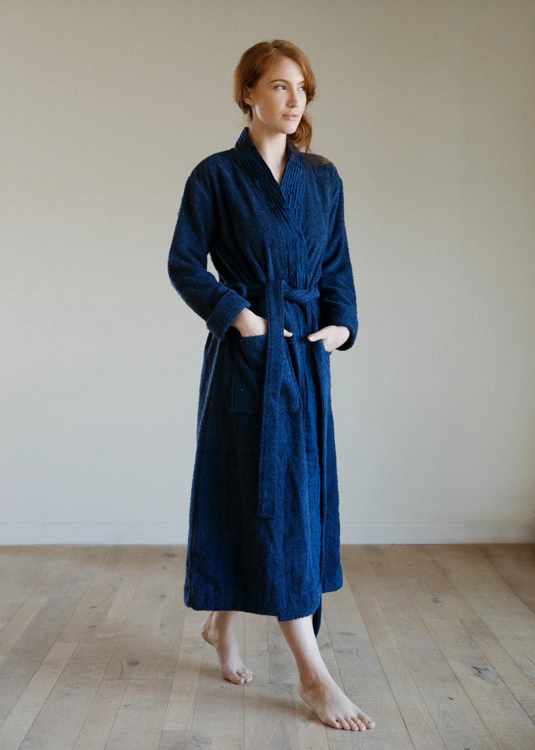 Pleated Bathrobe