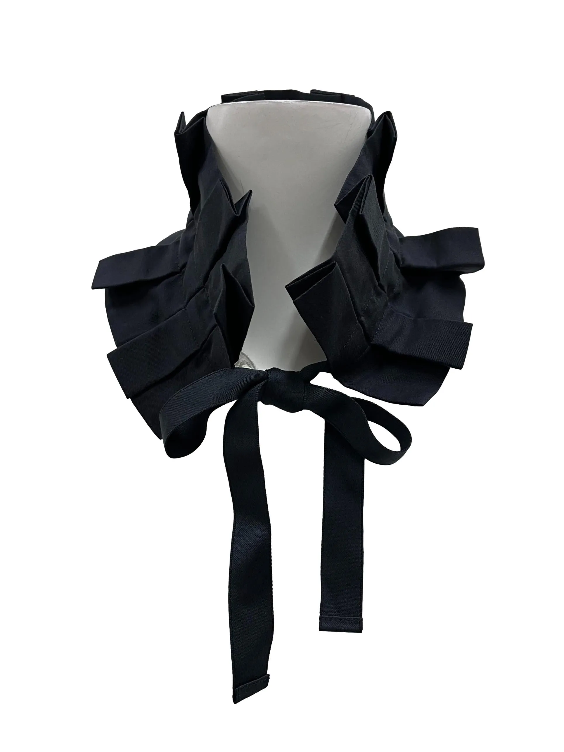Pleated Cotton Collar