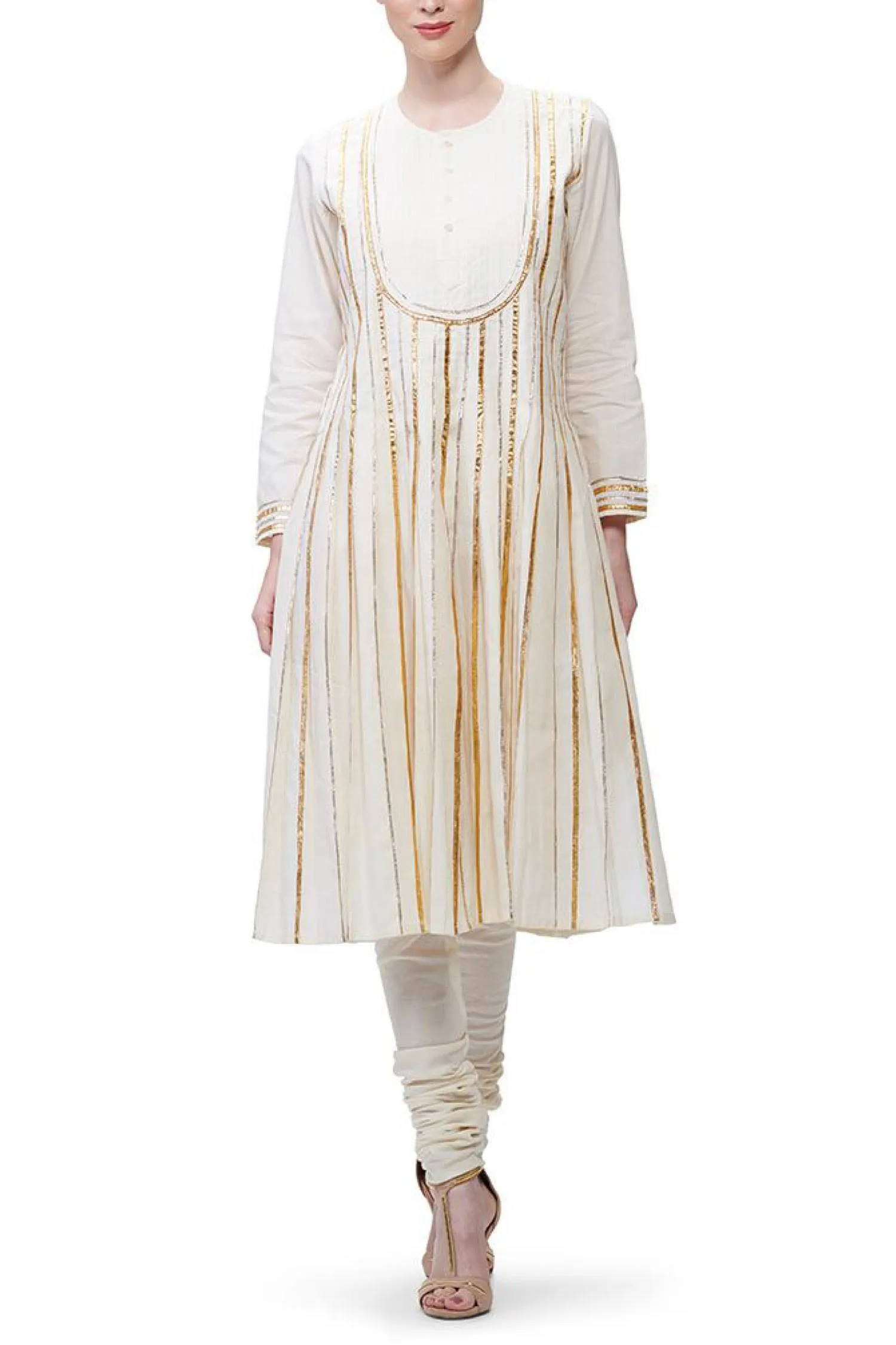PLEATED YOKE KURTA