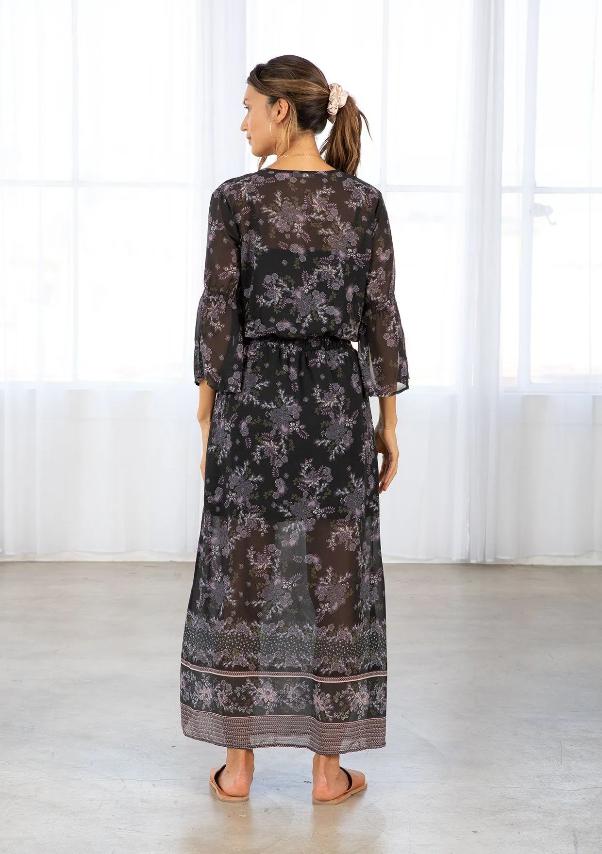 Poetry In Motion Floral Maxi Dress
