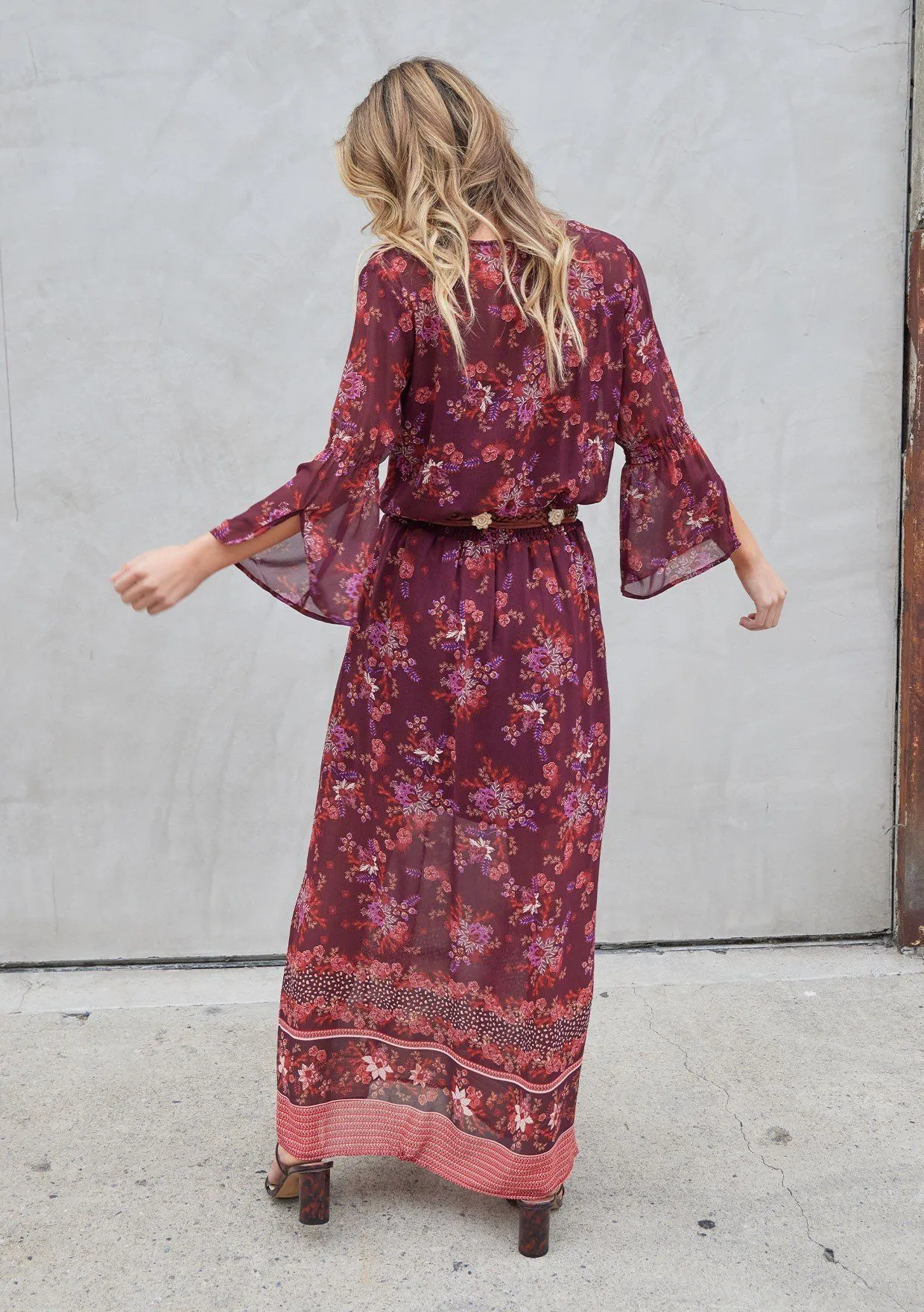 Poetry In Motion Floral Maxi Dress