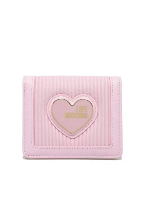 Portafoglio Pleated Pu - Cipria