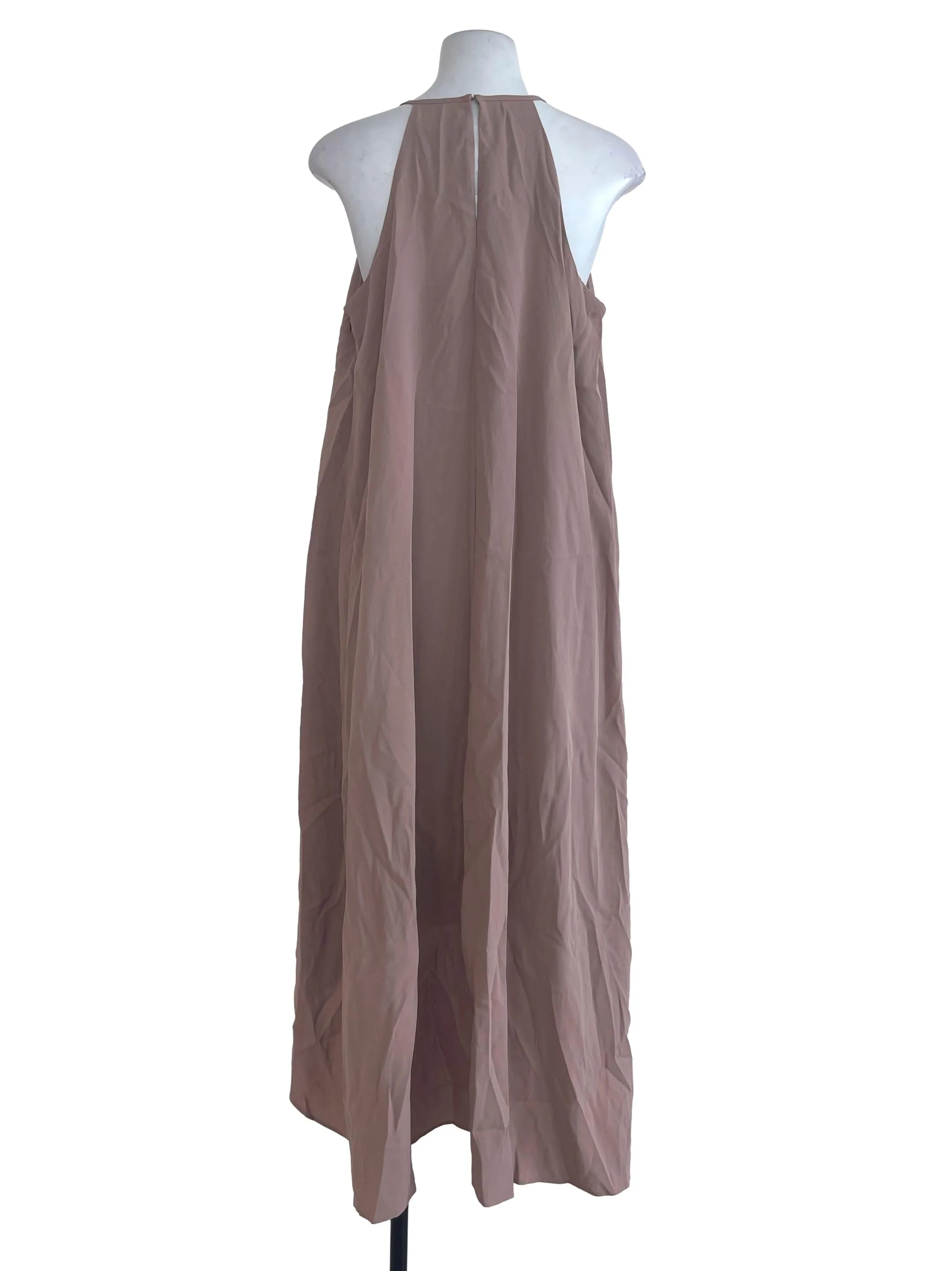Powdered Rose Middle Pleated Dress
