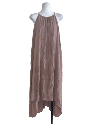 Powdered Rose Middle Pleated Dress