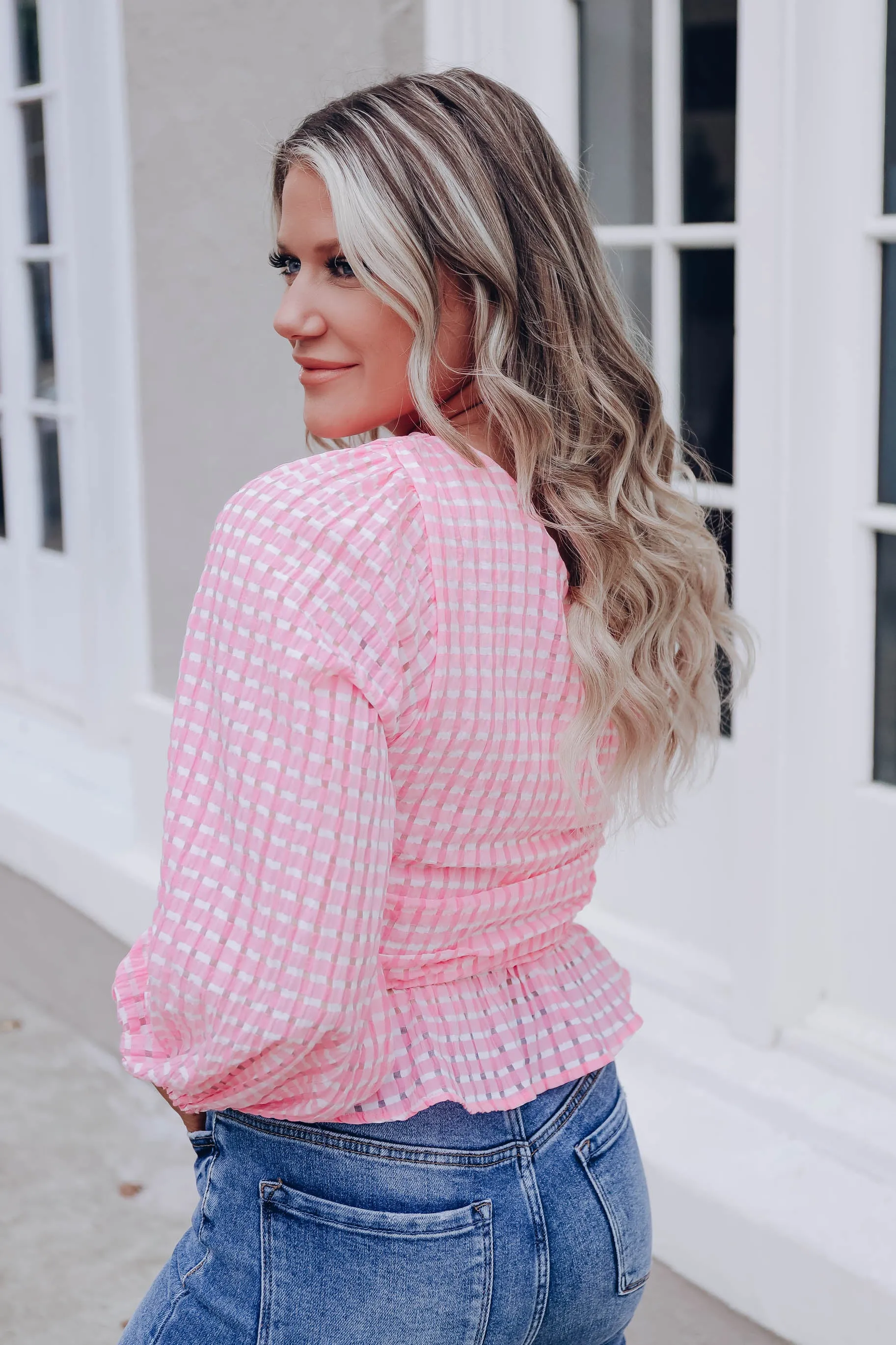 Preppy One Shoulder Peplum Crop Top