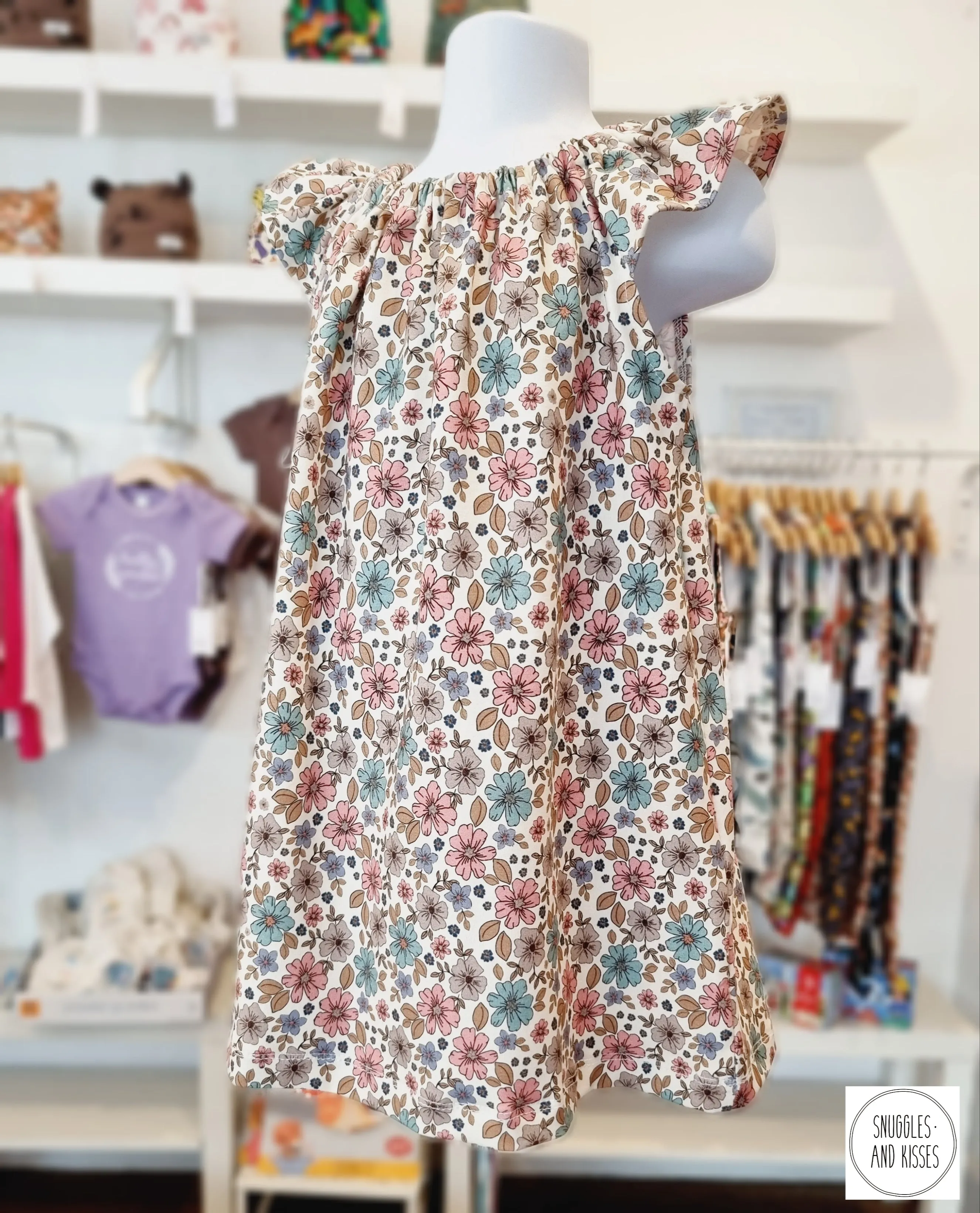 Pretty Floral Print Dress-New!
