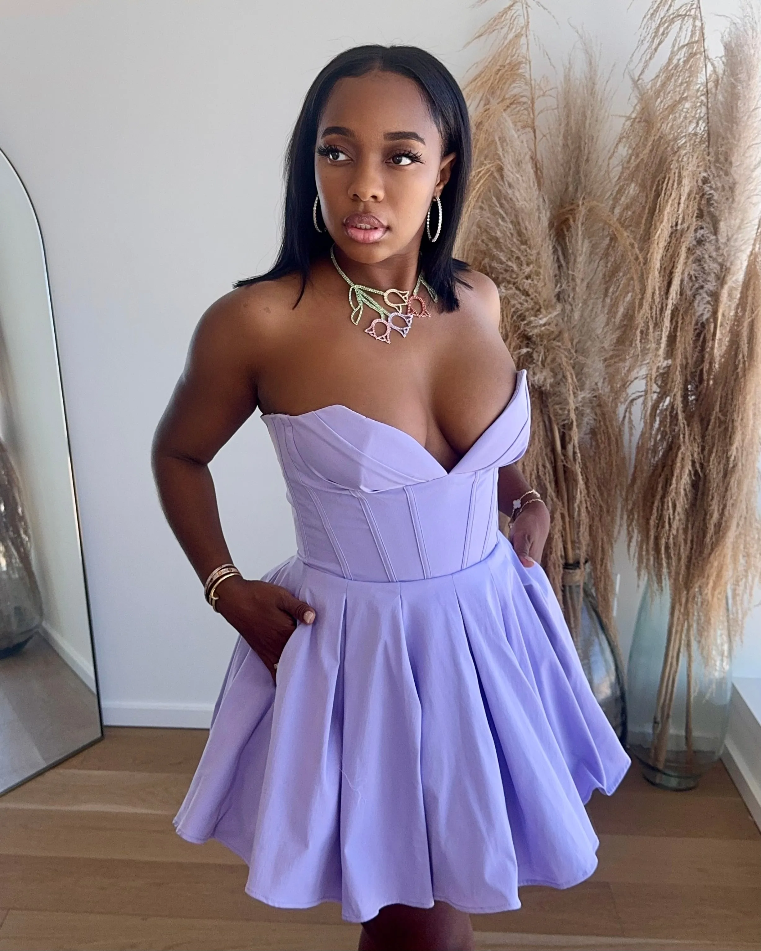 Pretty Petal : Mini Dress