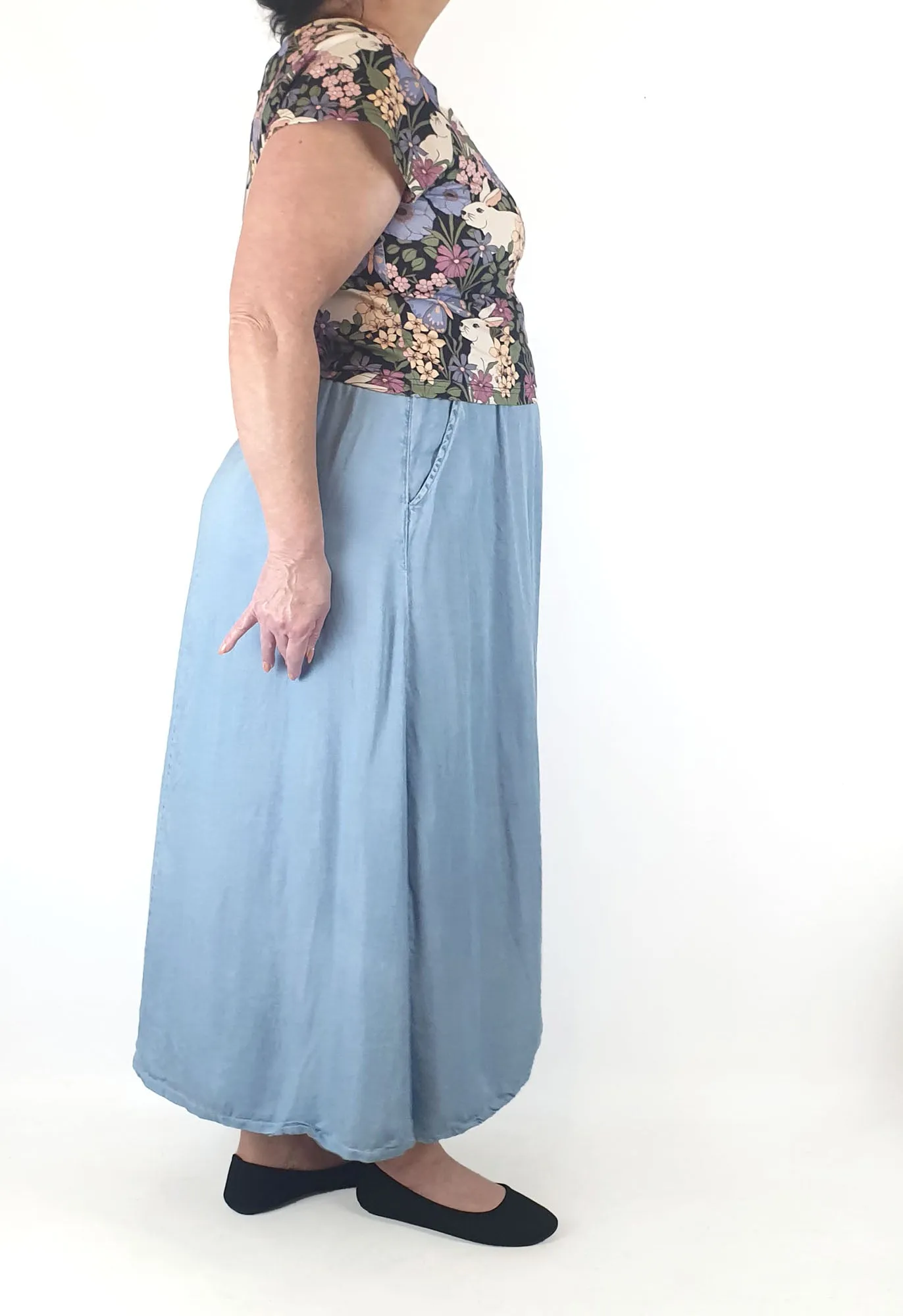 Princess Highway rabbit floral print top size 18