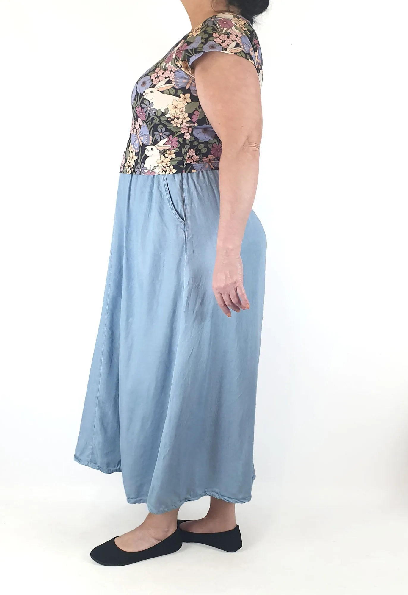 Princess Highway rabbit floral print top size 18
