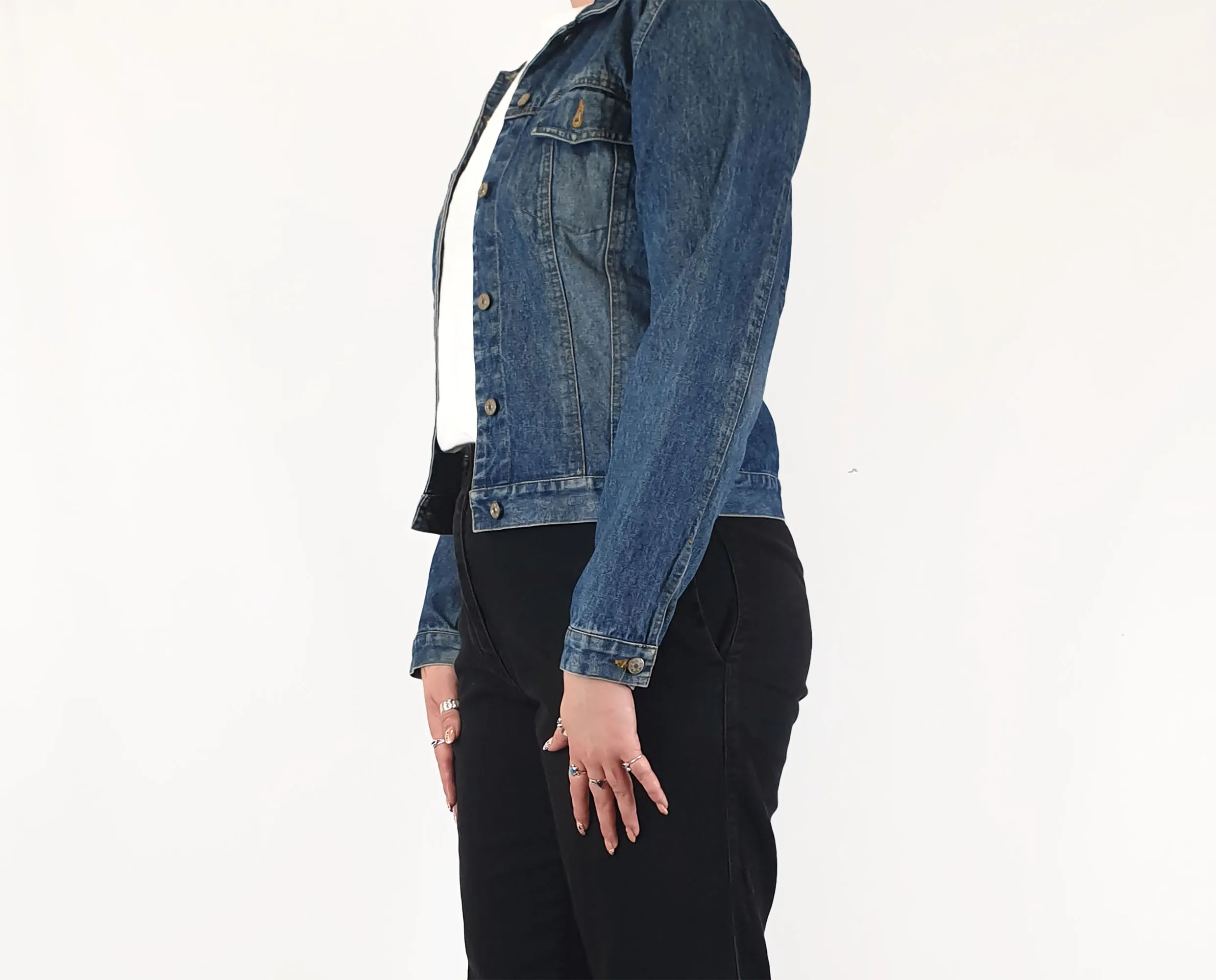 Pure vintage denim jacket size 12
