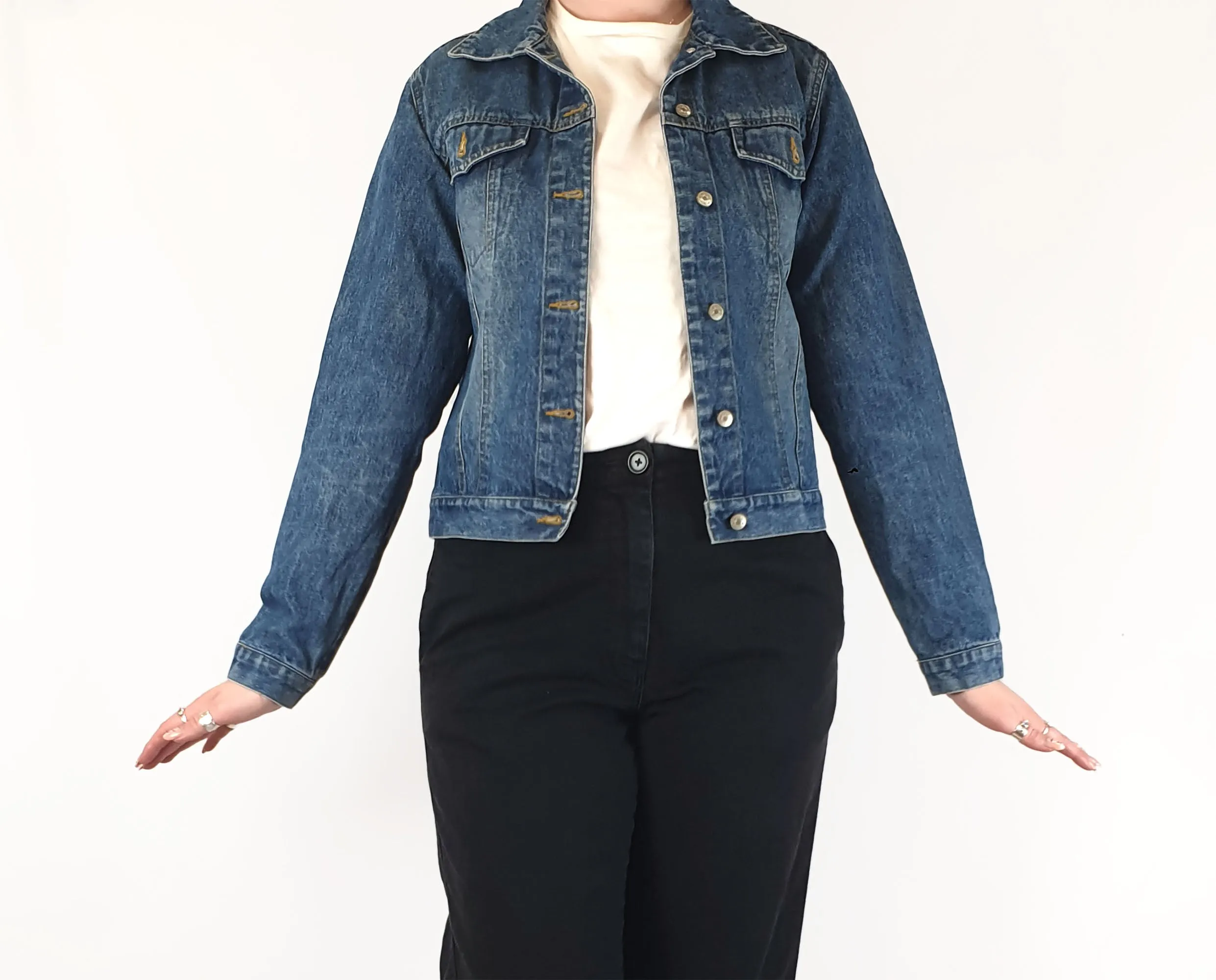 Pure vintage denim jacket size 12