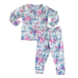 Purple Floral PJ Set