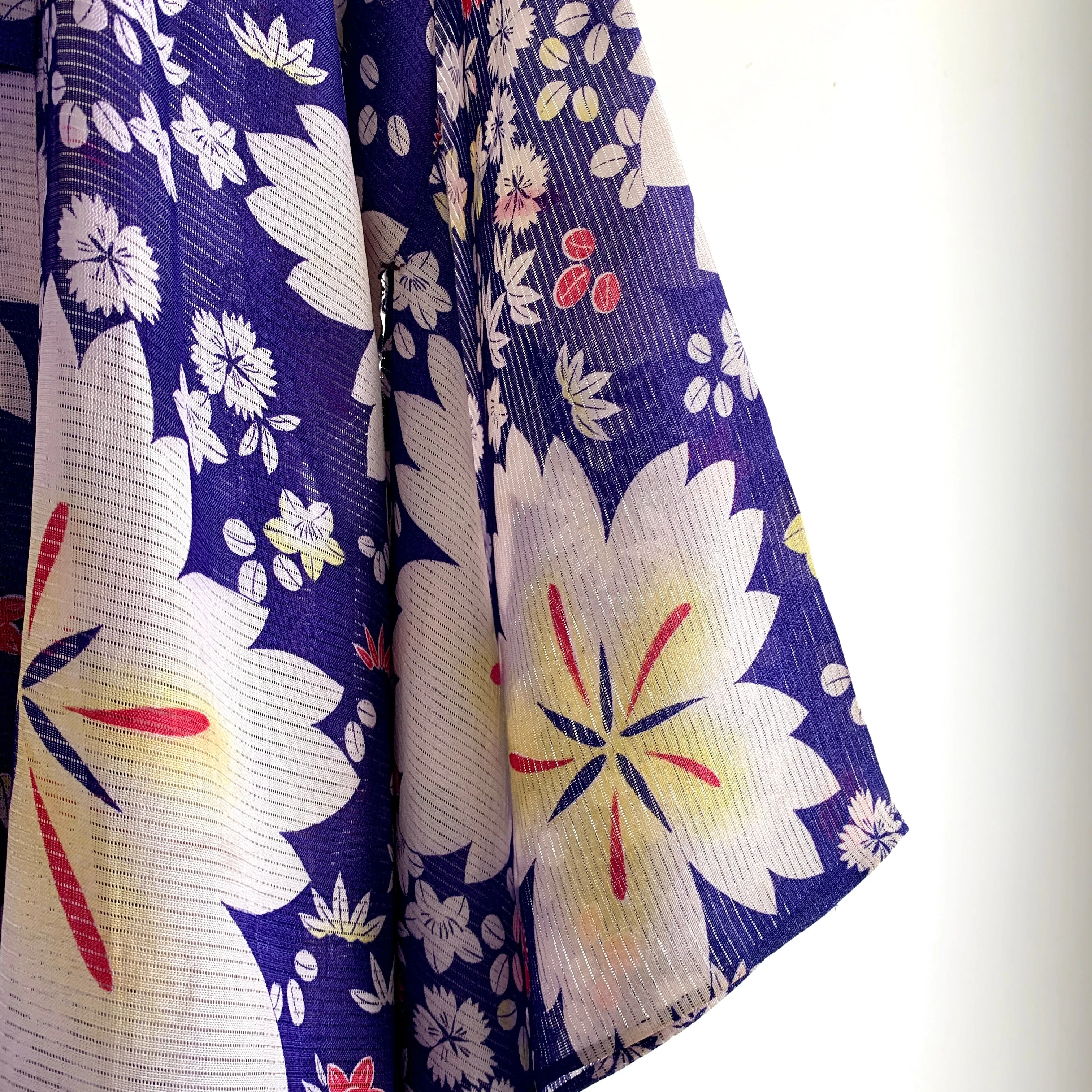 Purple Floral Summer Kimono