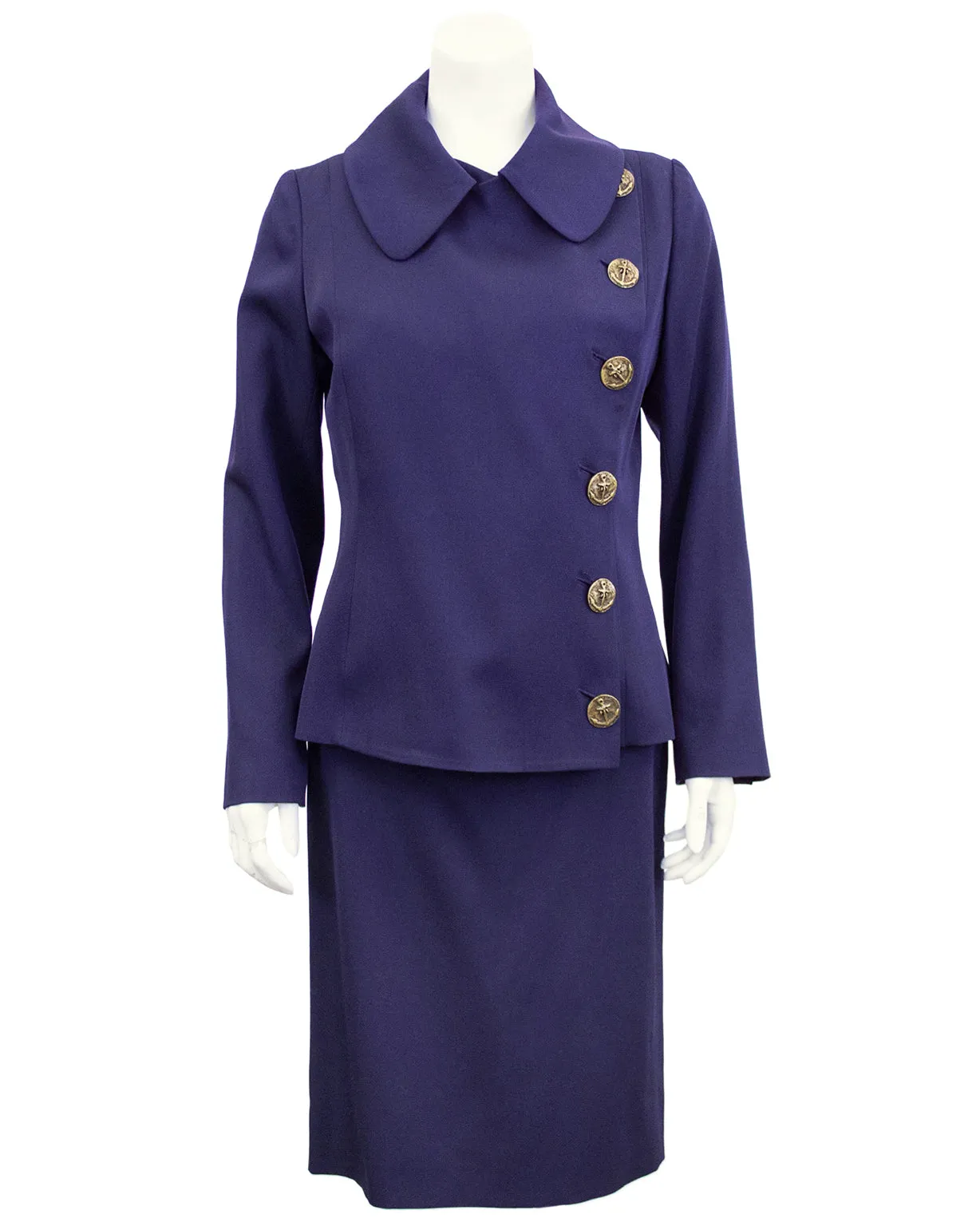 Purple Skirt Suit