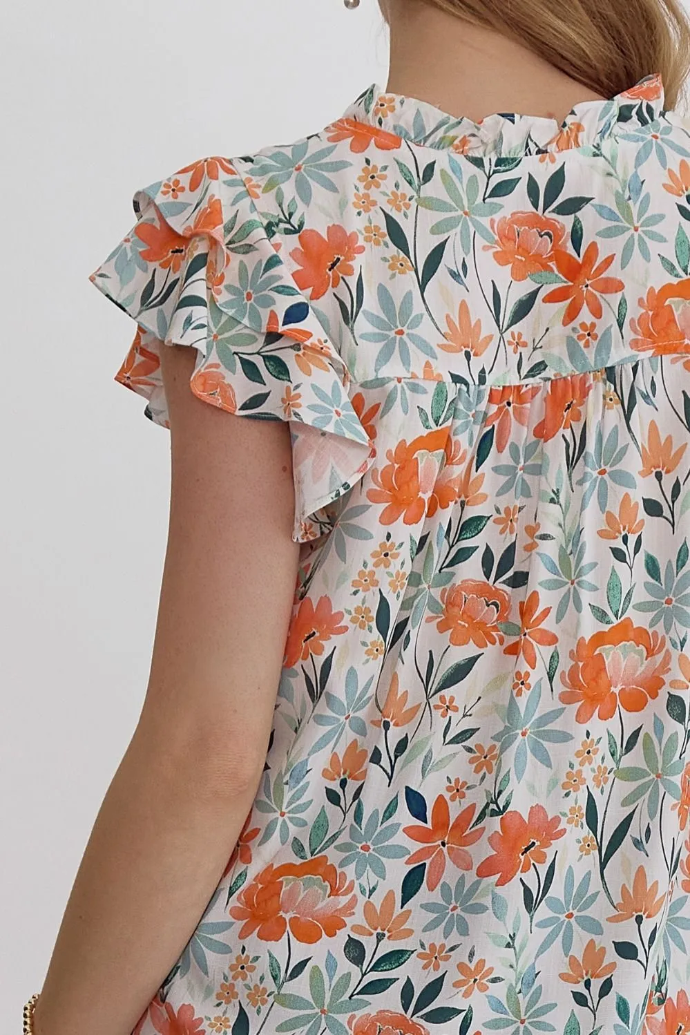 Pursuit Of Happiness Floral Top
