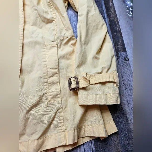 Ralph Lauren Rugby Butter Yellow Double Breasted Coat Medium