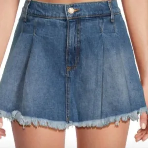 Ramy Brook Aveline Denim Mini Skort in Light Wash - size 27