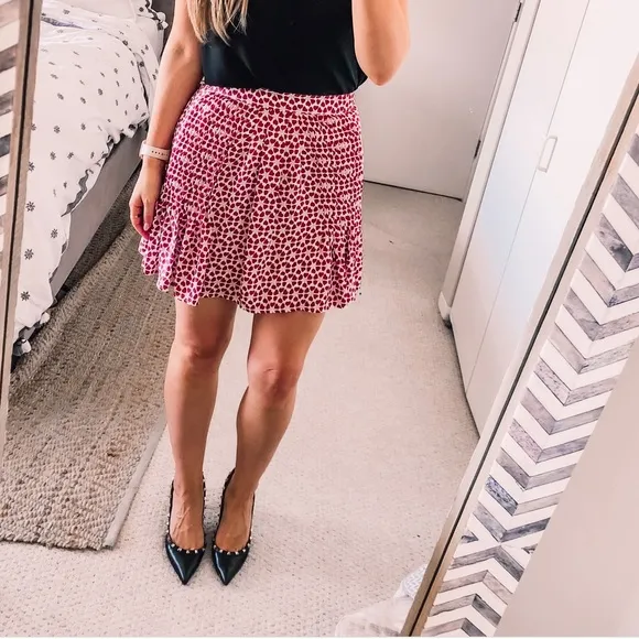 Rebecca Minkoff Cassia Printed A-Line Mini Skirt
