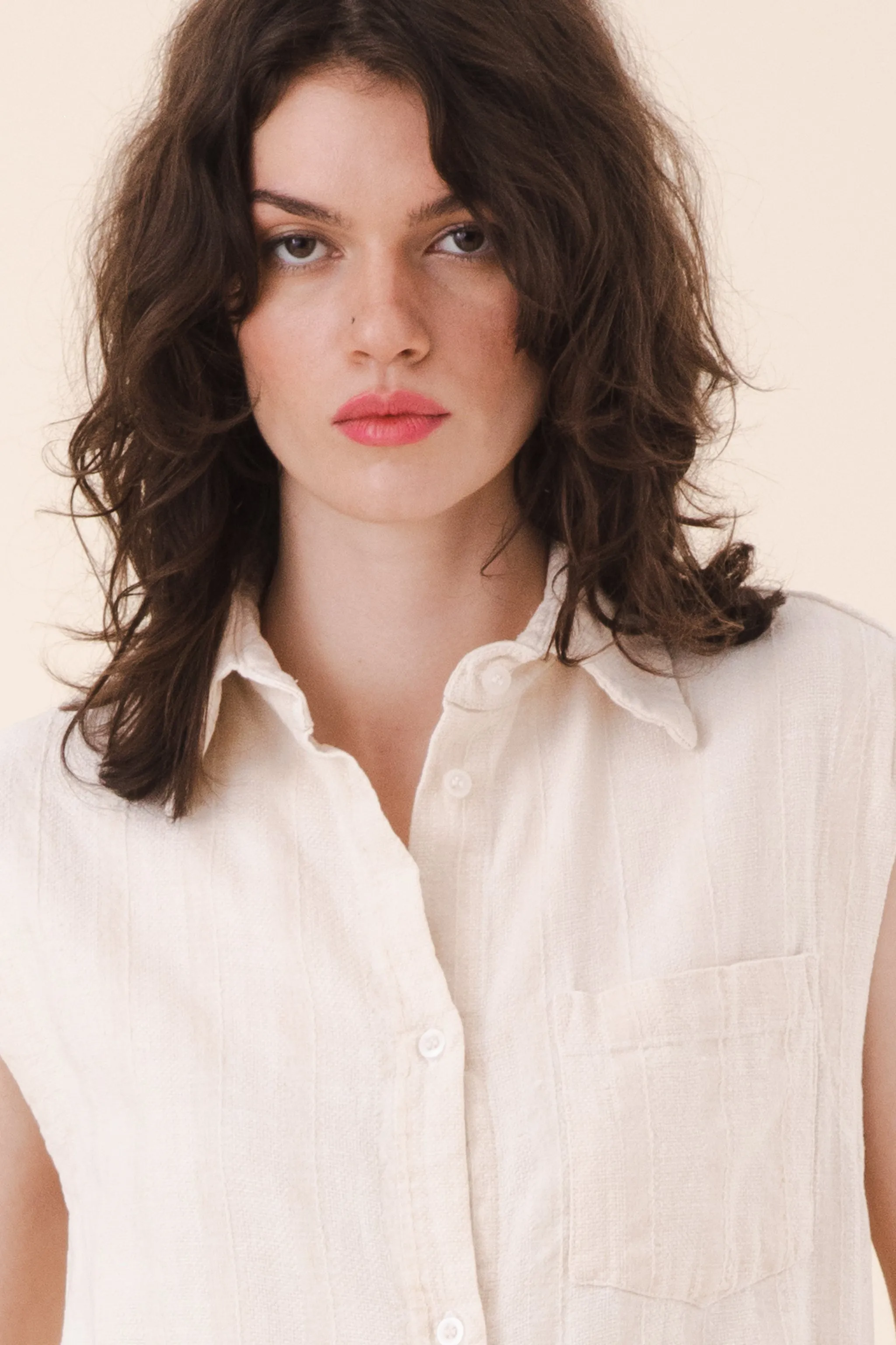 Replica Shirtdress Sleeveless in Oyster