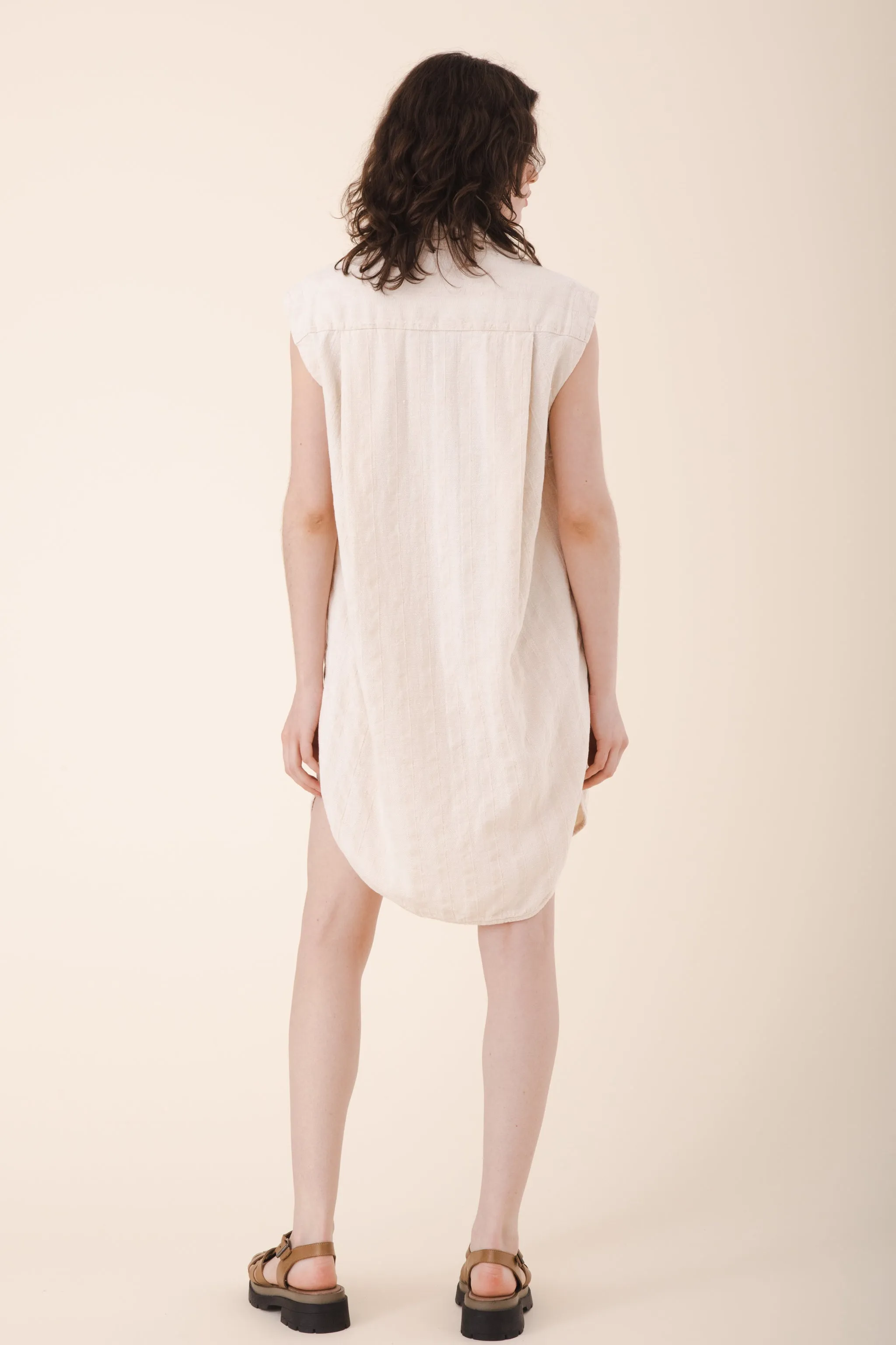 Replica Shirtdress Sleeveless in Oyster