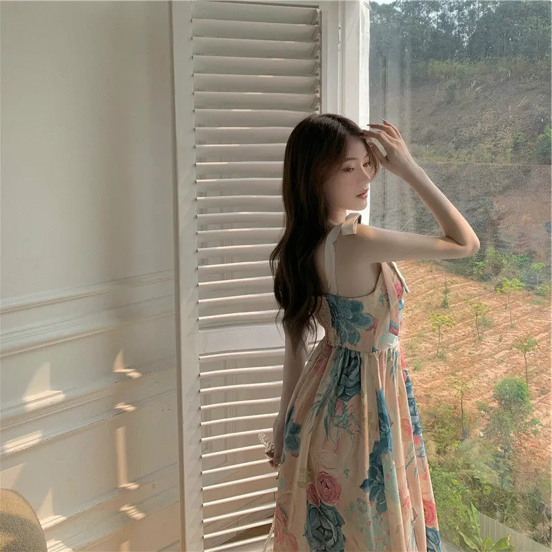 Retro Flower Summer Dress