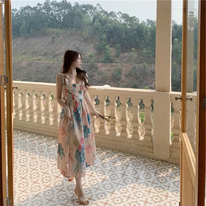 Retro Flower Summer Dress