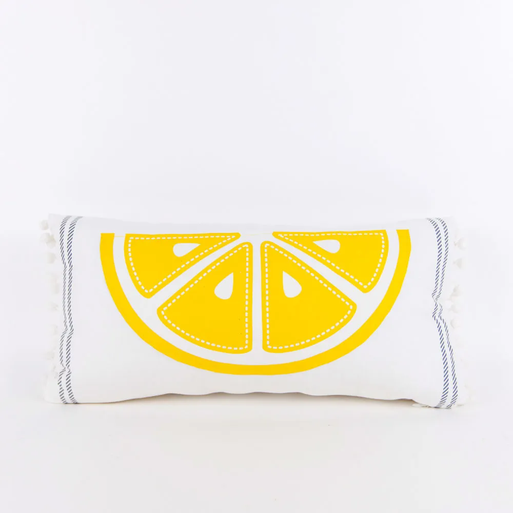 Reversible Lemon & Watermelon Pillow