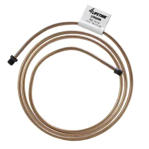 RightQuick 1/4" x 81" Copper Nickel Line (7/16-24 I)(1/2-20 I) Flared with Fittings