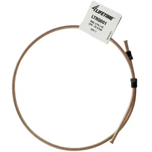 RightQuick 3/16" x 30" Copper Nickel Line (3/8-24 Inverted) Flared with Fittings