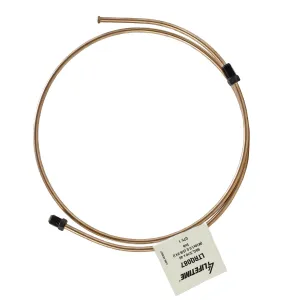RightQuick 3/16" x 40" Copper Nickel Line (M10x1.0 I)(3/8-24 I) Flared with Fittings