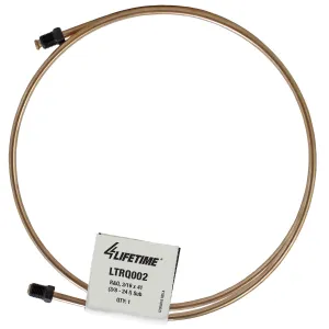 RightQuick 3/16" x 41" Copper Nickel Line (3/8-24 I) Flared with Fittings