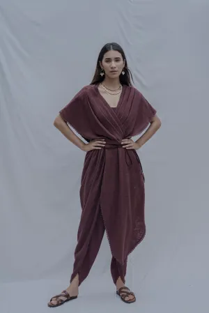 Rika Jumpsuit in Brown