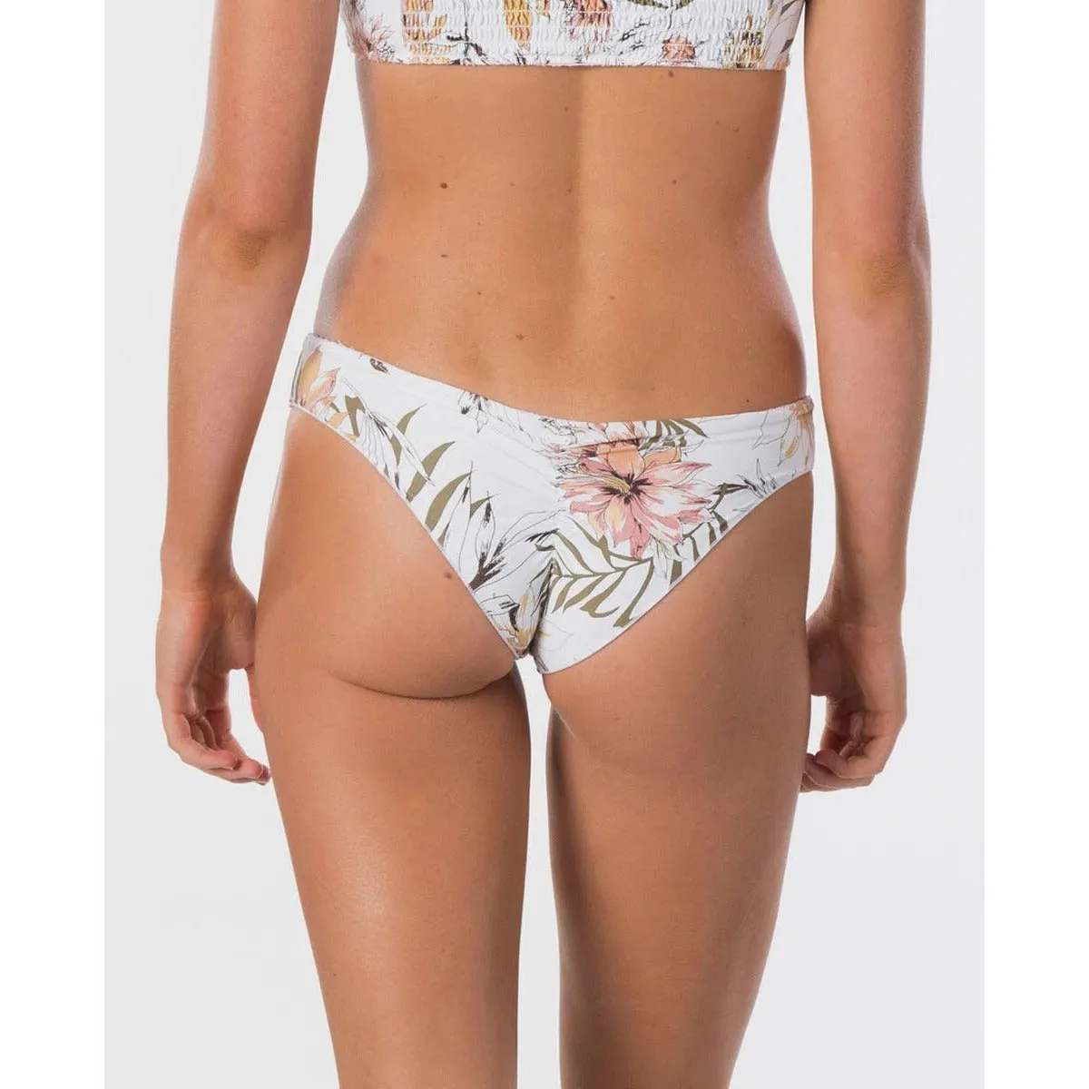 RIP CURL PLAYA BLANACA RUCHED CHEEKY BIKINI BOTTOM