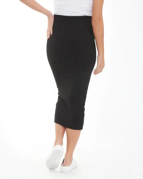 Ripe Maternity Ribbed Knit Pencil Skirt