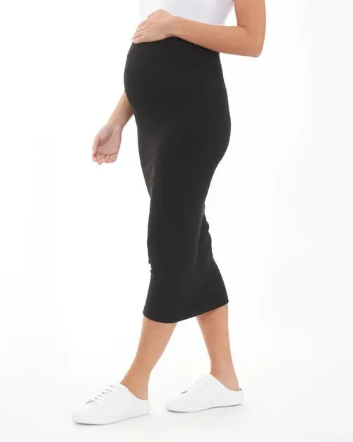 Ripe Maternity Ribbed Knit Pencil Skirt