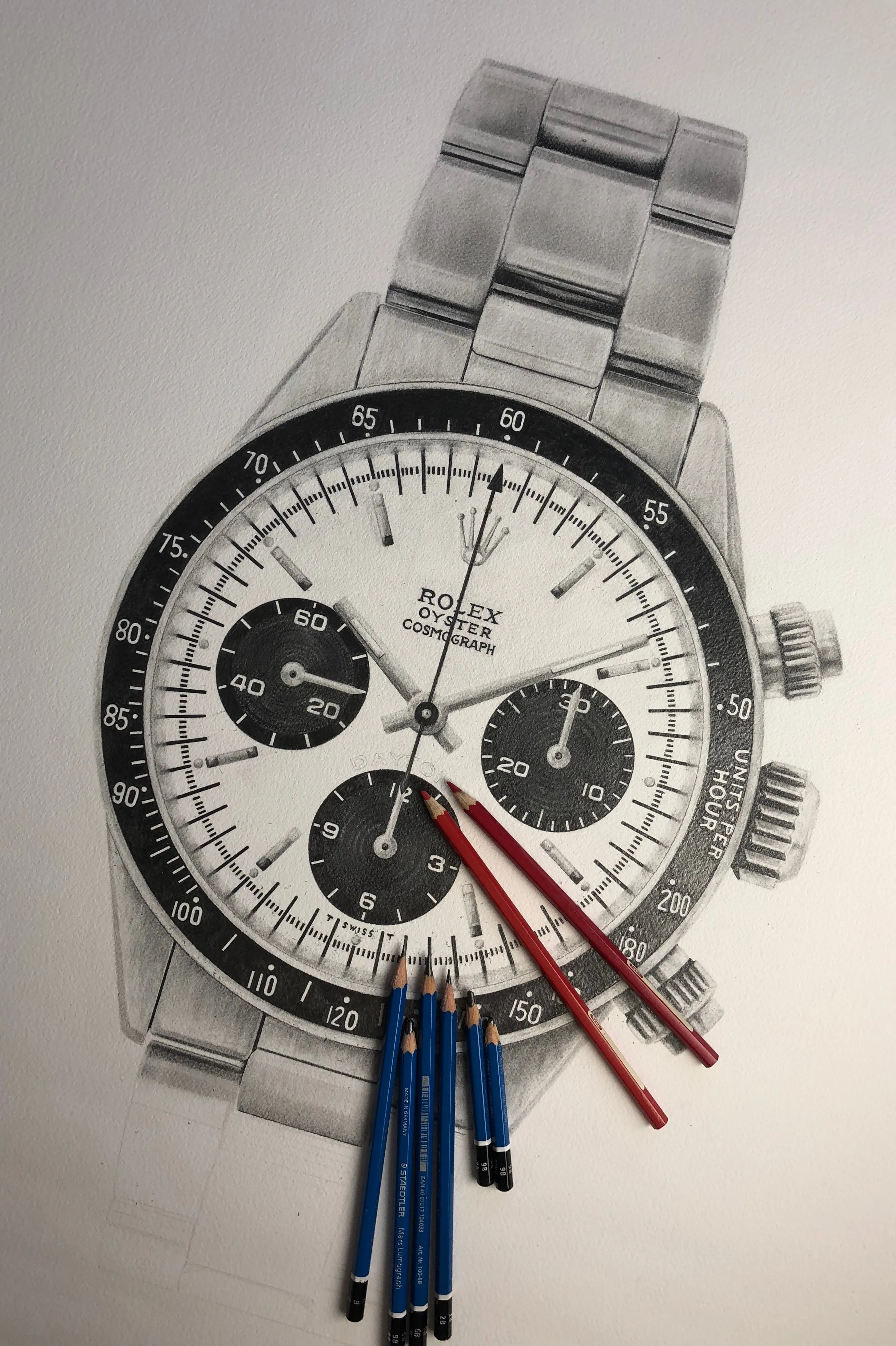 Rolex Daytona ref. 6263 Big Red Poster