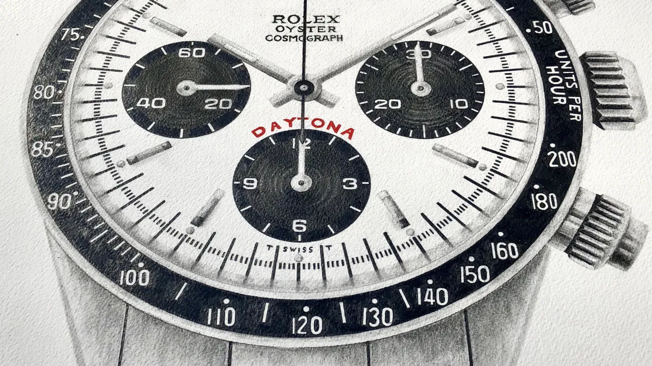 Rolex Daytona ref. 6263 Big Red Poster