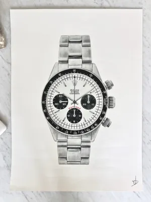 Rolex Daytona ref. 6263 Big Red Poster
