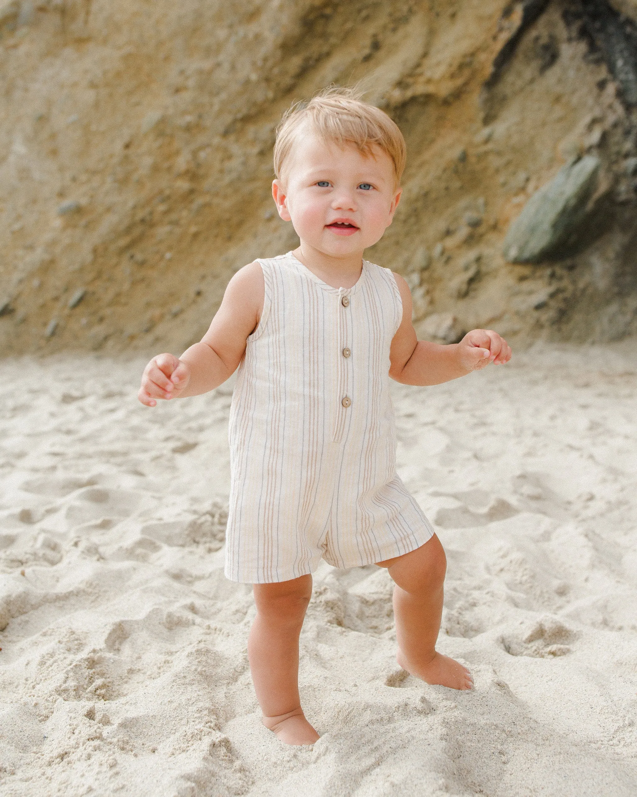 RYLEE   CRU Maverick Romper || Summer Stripe