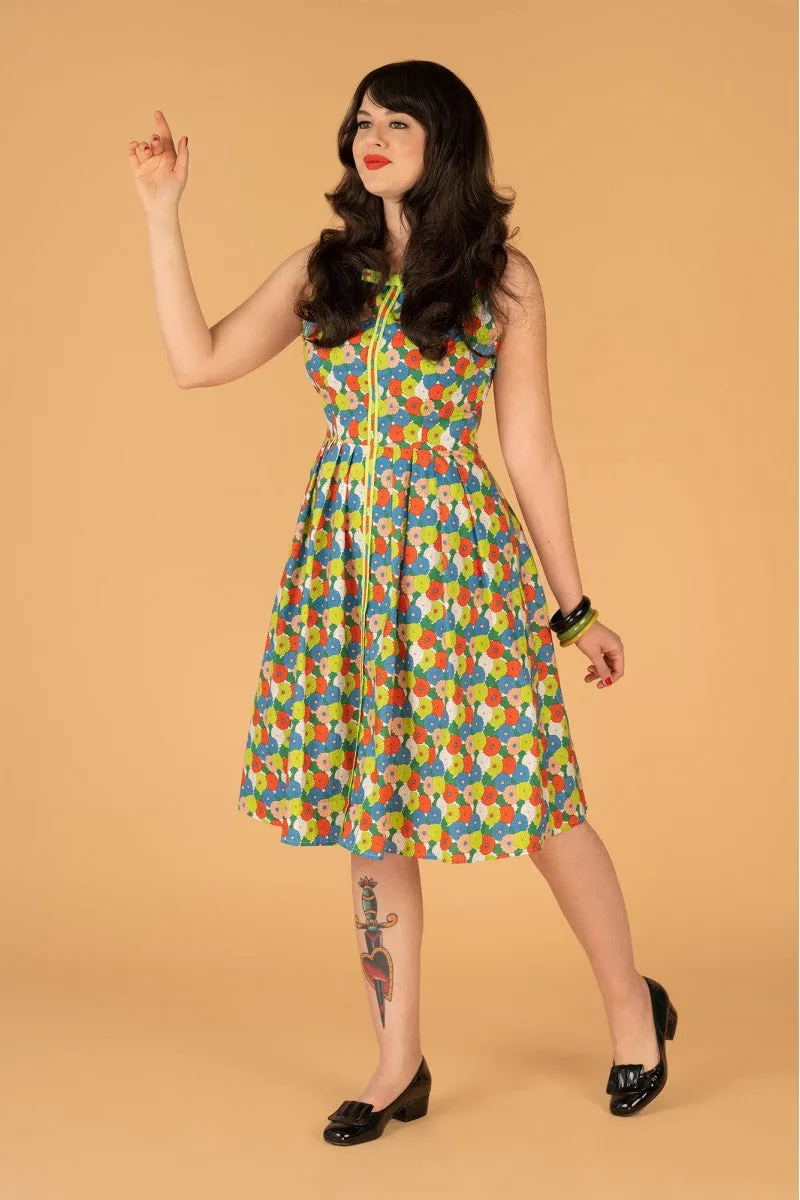 Samantha A-Line 60s-Inspired Dress