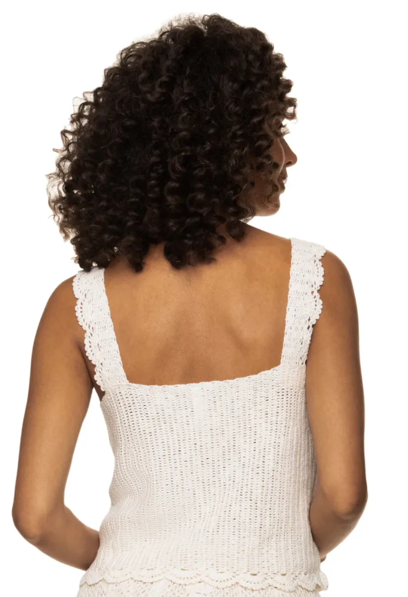 Scallop Crochet Tank
