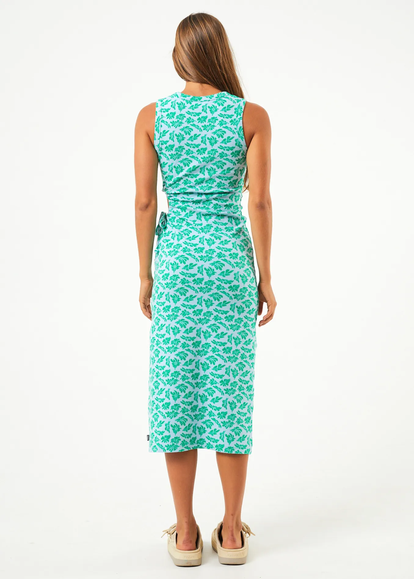 See You - Recycled Cut Out Maxi Dress - Powder Blue