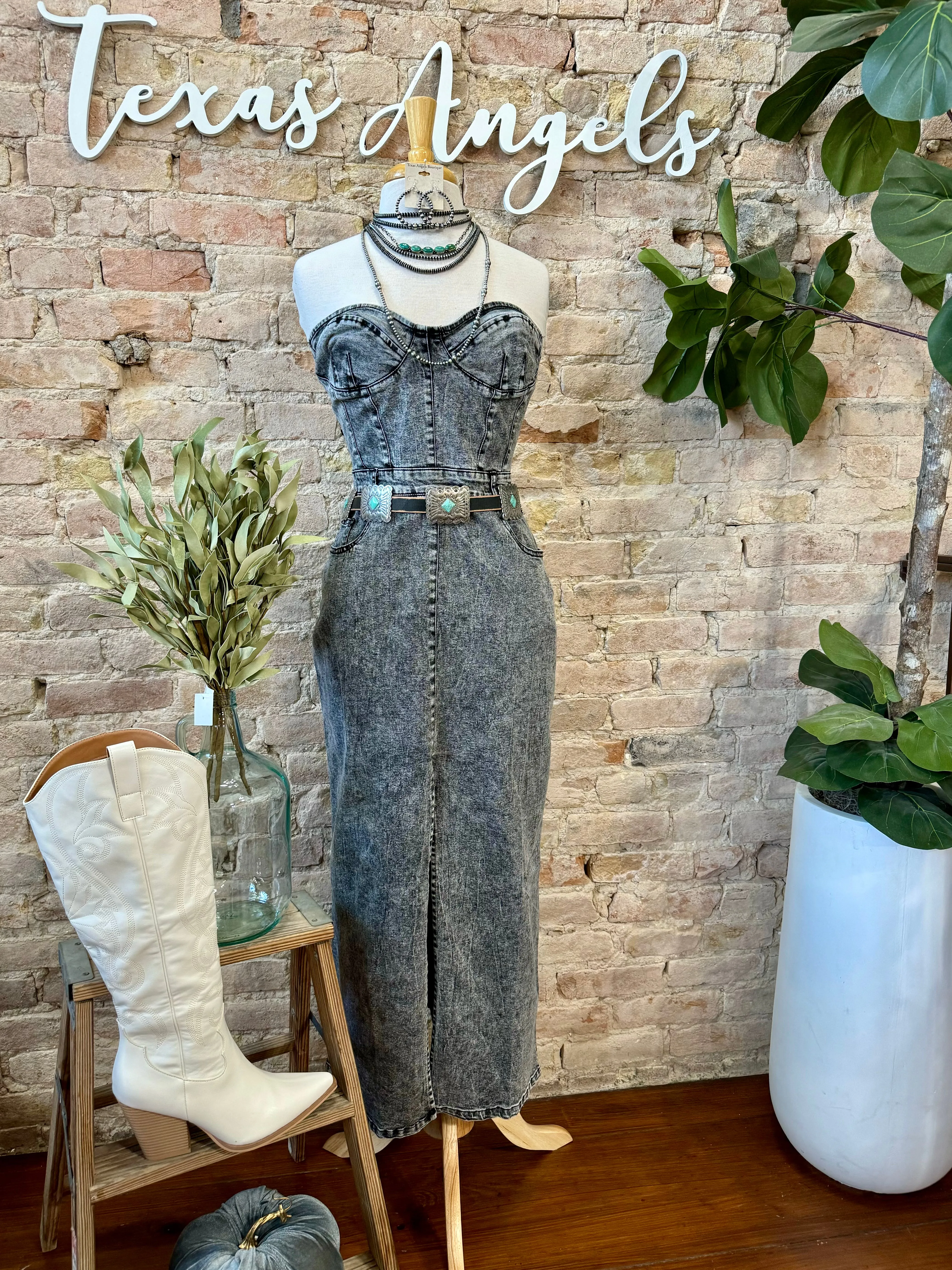 She Back Baby Black Maxi Dress